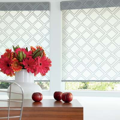 Patterned Roller in the Dinning Room