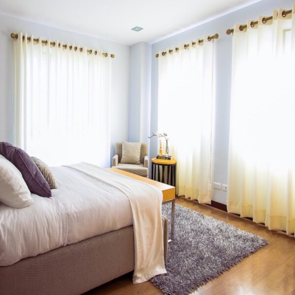 Sheer Pleated Drapes