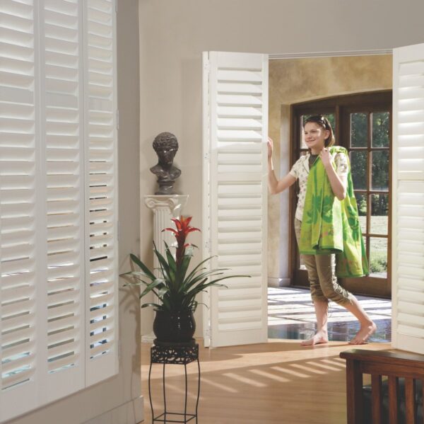 Shutter panels are perfect room dividers